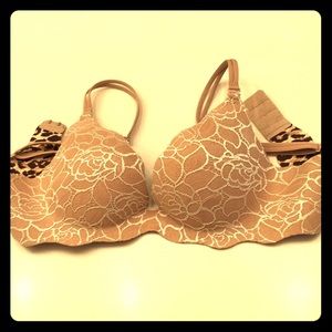 Victoria secret push up bra removable strap